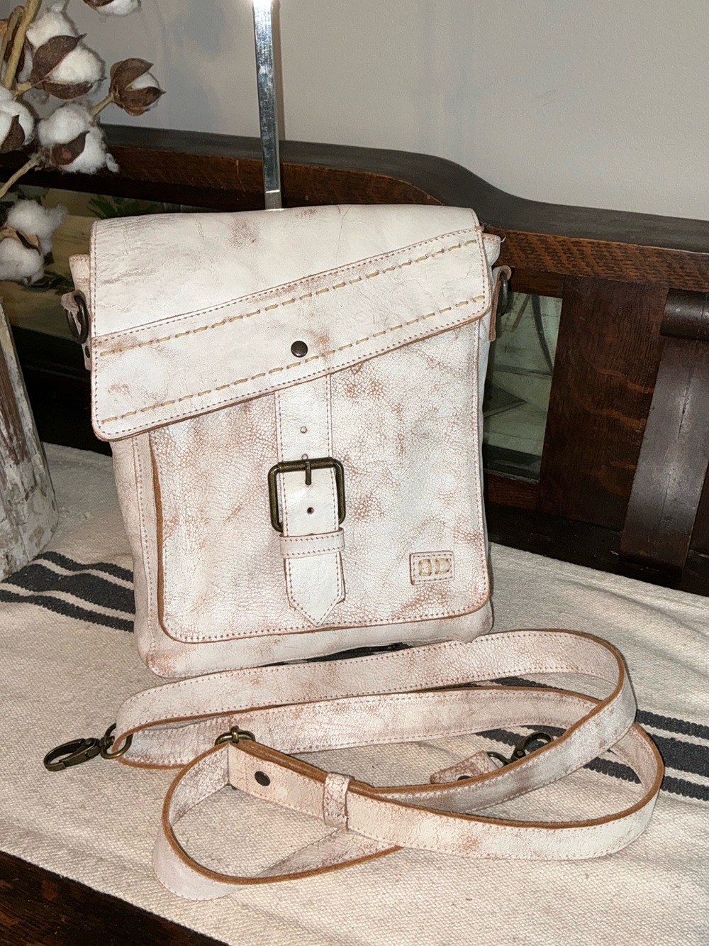 NWOT Bed Stu Leather AINHOA Crossbody Bag LTC Nectar Lux Retail $255